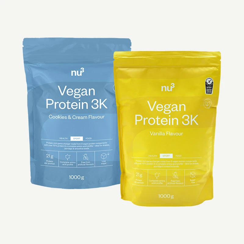 Nu3 Vegan Protein 3K, Pack Découverte 1 Nu3 Vegan Protein 3K, Pack Découverte