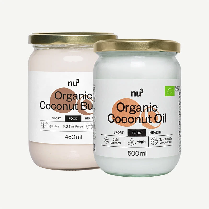 Nu3 Huile De Coco Bio + Purée De Noix De Coco 1 Nu3 Huile De Coco Bio + Purée De Noix De Coco