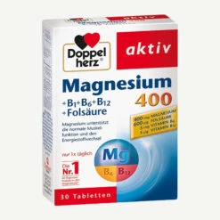 Doppelherz Magnésium 400 + B1 + B6 + B12